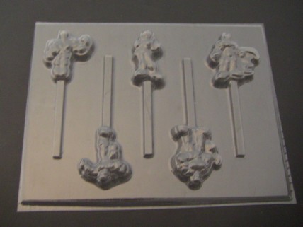 279sp Super Heroes Chocolate Candy Lollipop Mold 279sp Super Heroes Chocolate Candy Lollipop Mold